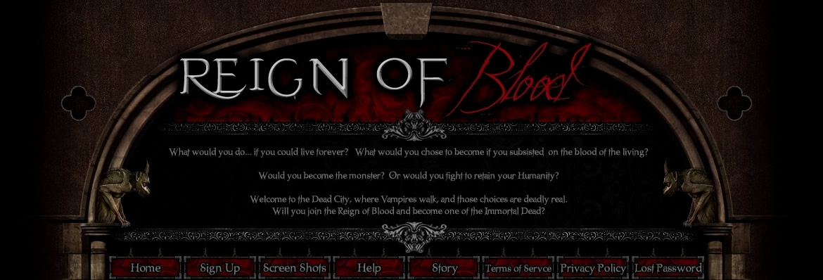 Reign of Blood Vampires Game