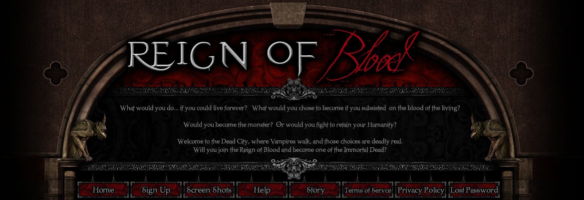 Reign of Blood Vampires Game
